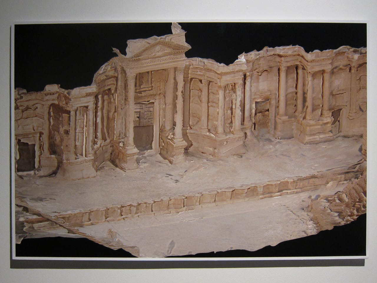 Palmyra Photogrammetry (Conan Parsons), "Digital 3D model of Theater, Palmyra, Syria (in-progress) (2015)