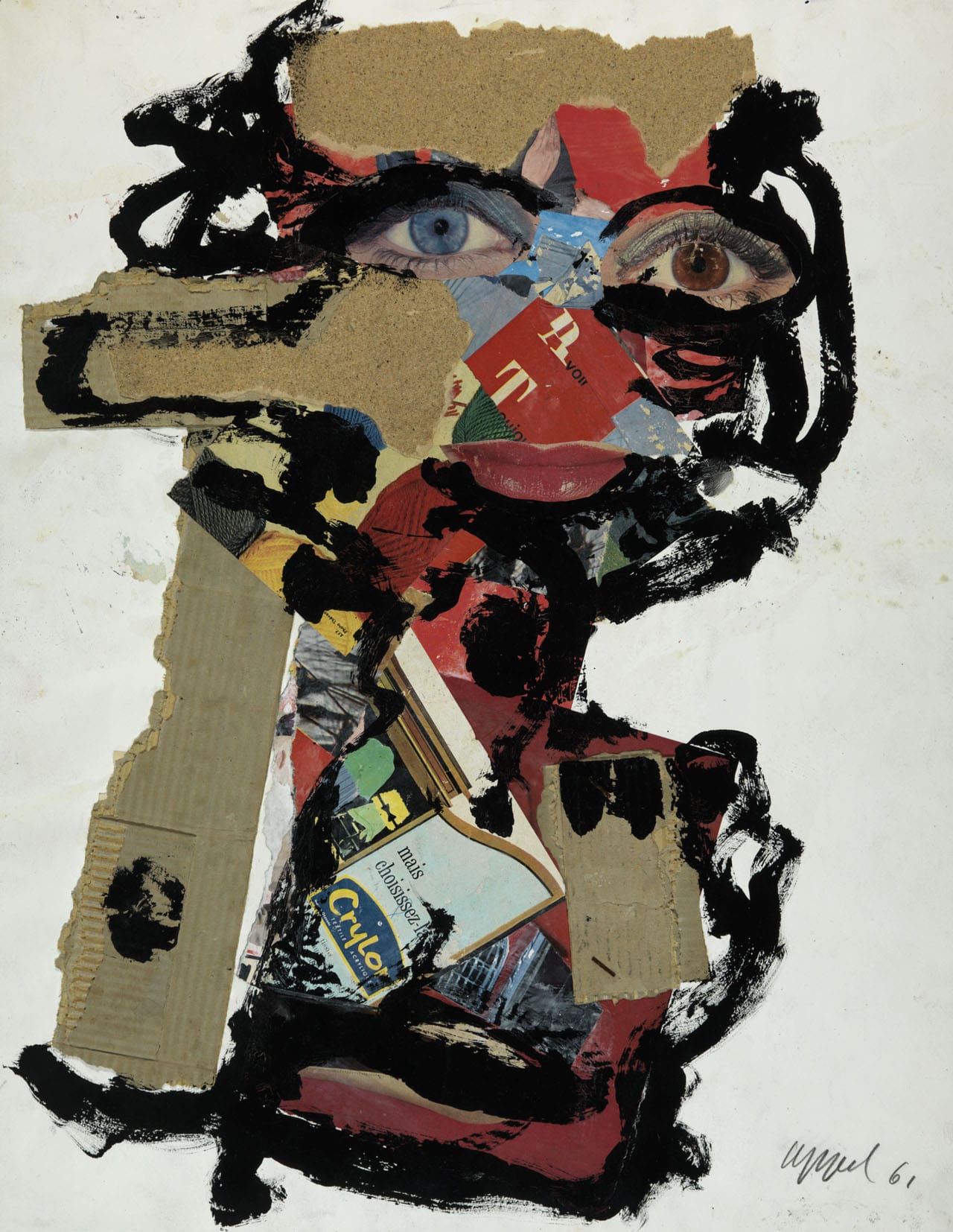 Karel Appel, "Visage de femme" (1961)