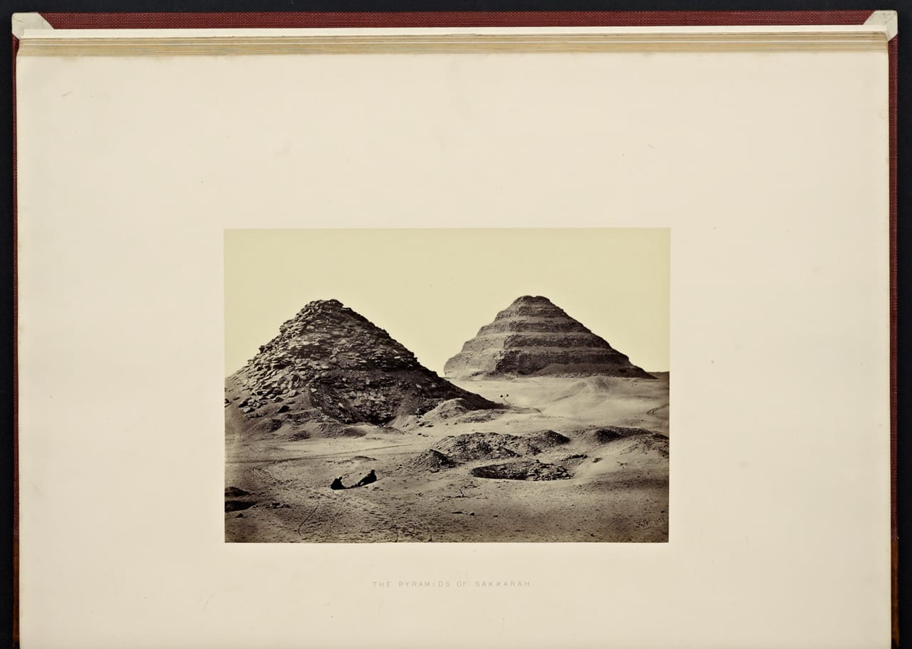 Francis Frith, "The Pyramids of Sakkarah" from "Lower Egypt, Thebes and the Pyramids" (1862)