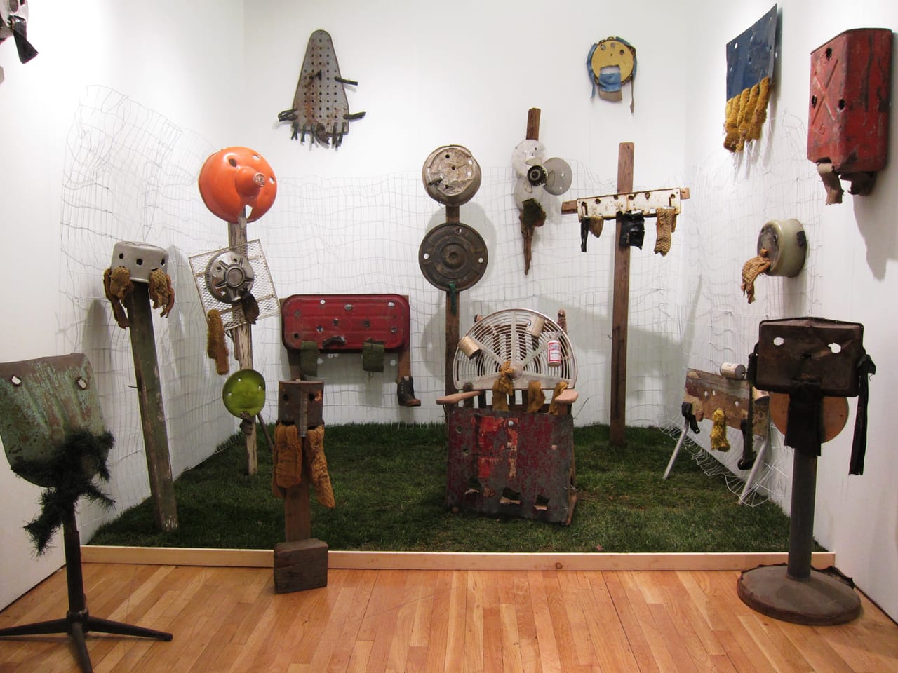 Hawkins Bolden's scarecrows at Shrine