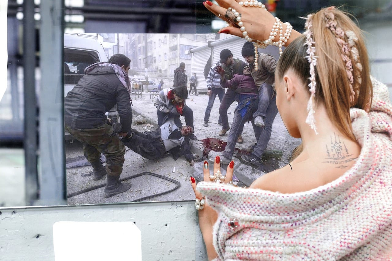 Thomas Hirschhorn, "Easycollage n°6" (2014) (courtesy the artist)