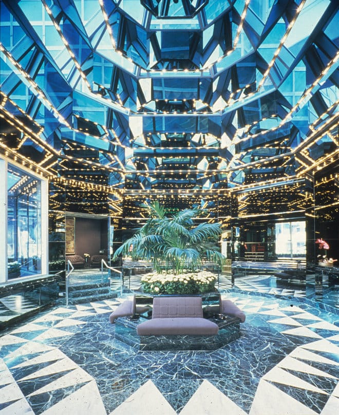 Atrium of the UN Plaza Hotel (courtesy Kevin Roche John Dinkeloo and Associates)