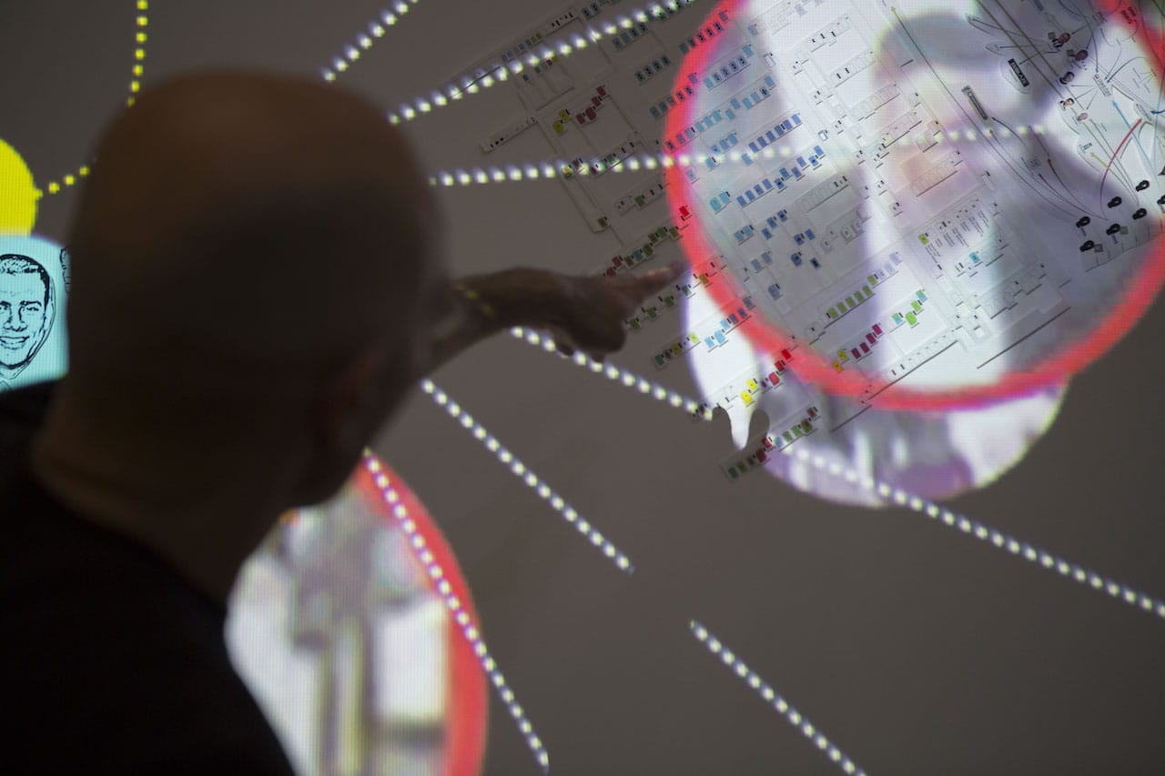 Walid Raad, "Scratching on things I could disavow: Walkthrough" (2015), part of 'Walid Raad' at the Museum of Modern Art through January 31 (© 2015 The Museum of Modern Art, New York; photo by Julieta Cervantes)