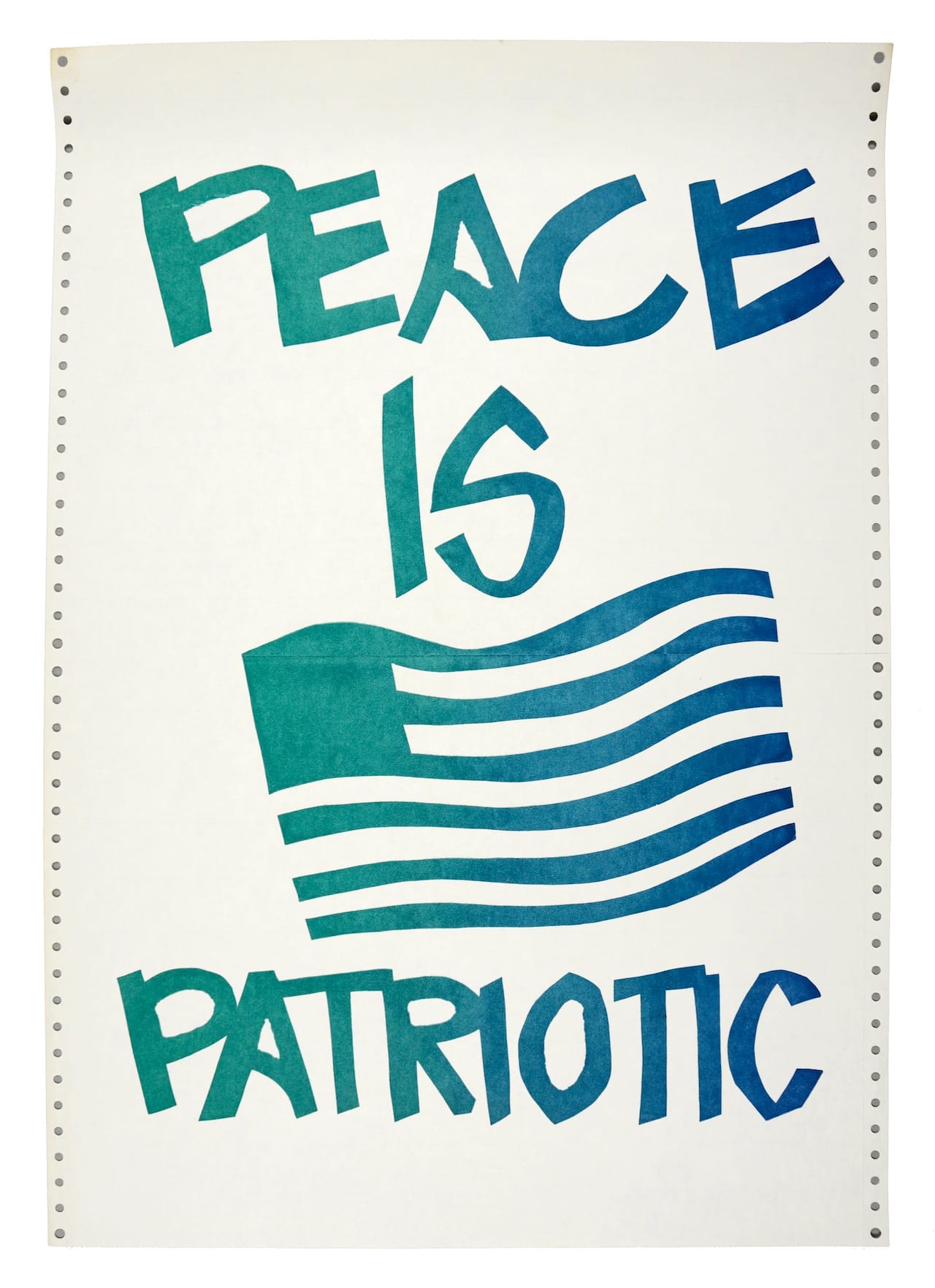 9. Peace is Patriotic, 1970, Courtesy Shapero Modern