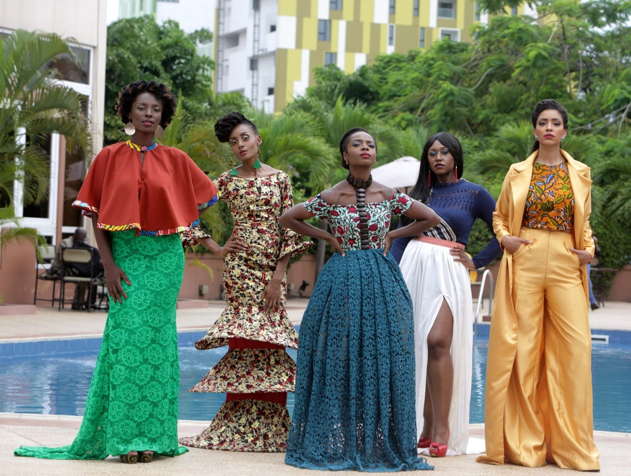 An African City ensemble cast. All photos courtesy of Maame Adjei co-producer of the series.