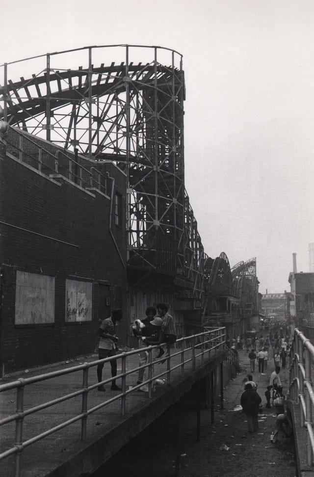 Anthony Barboza, "Coney Island, NY 1970’s," Vintage Gelatin Silver Print 13” x 8.75”
