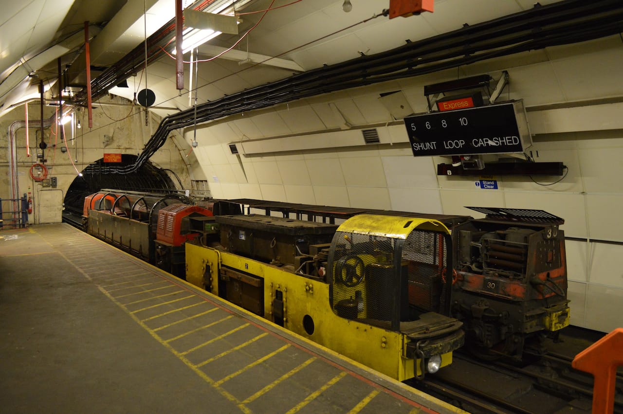 The so-called Rail Mail under London will open to the public next year. (photo by Matt Brown/Flickr)