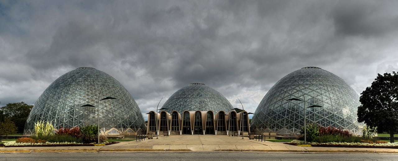 The Mithchell Park Domes in Milwaukee (photo by James Jordan/Flickr)