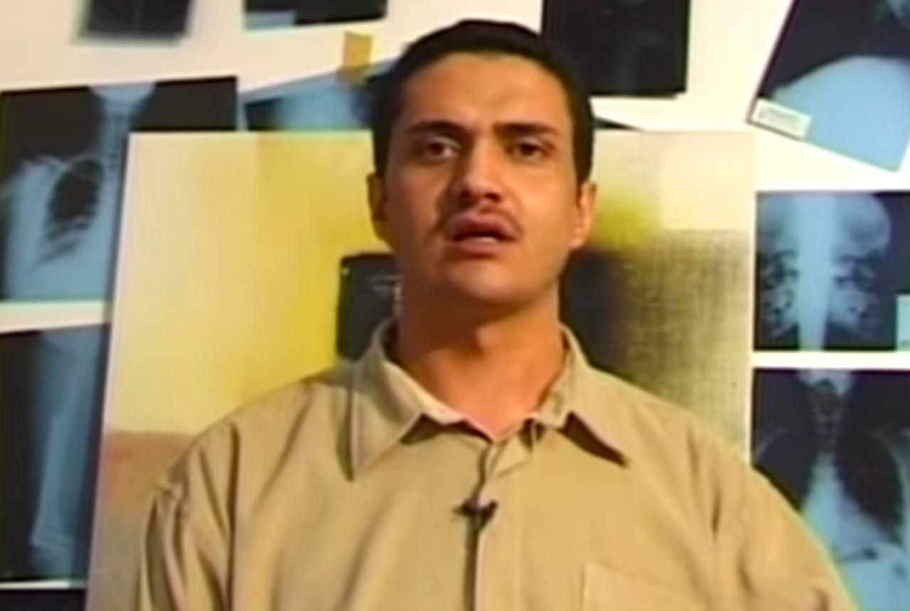 Ashraf Fayadh (screenshot via YouTube)