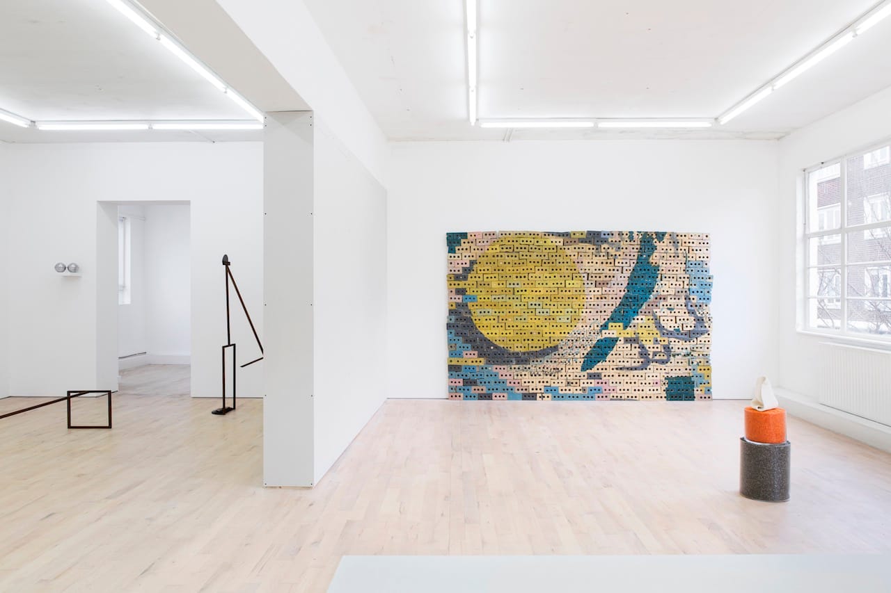 CONDO exhibition at the Sunday Painter (image courtesy the Sunday Painter, London, Jaqueline Martins, São Paulo, Koppe Astner, Glasgow, and Seventeen, London) (click to enlarge)