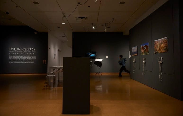 Installation view, photograph courtesy of Demian Dineyazhi