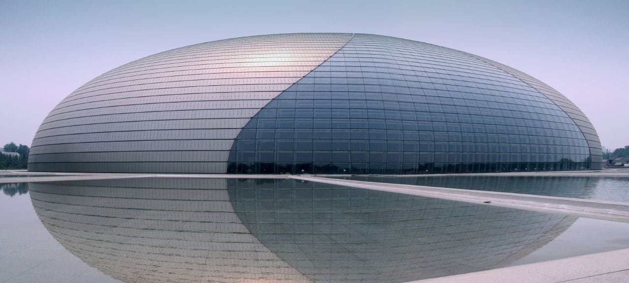 China's National Centre for the Performing Arts (image via Wikipedia)