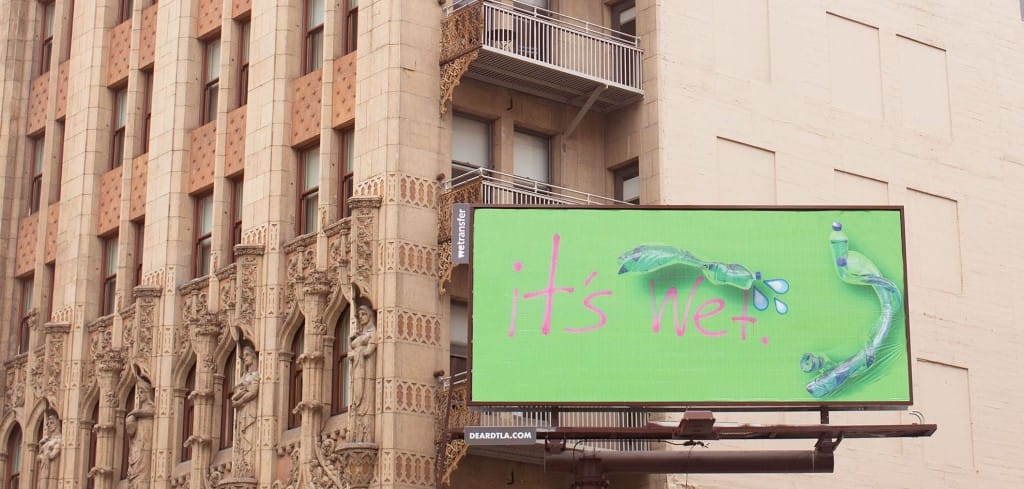 Yung Jake, "Dear DTLA" ( Installation view) (2016), The Ace Hotel, Los Angeles (via steveturner.la)