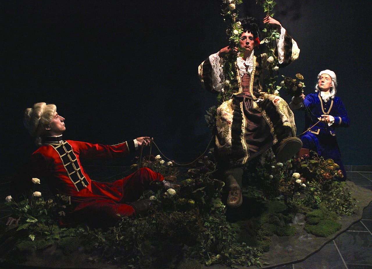 Kent Monkman, "Scent of a Beaver" (2016) at the University of Michigan Institute for the Humanities Gallery (all photos by the author for Hyperallergic)