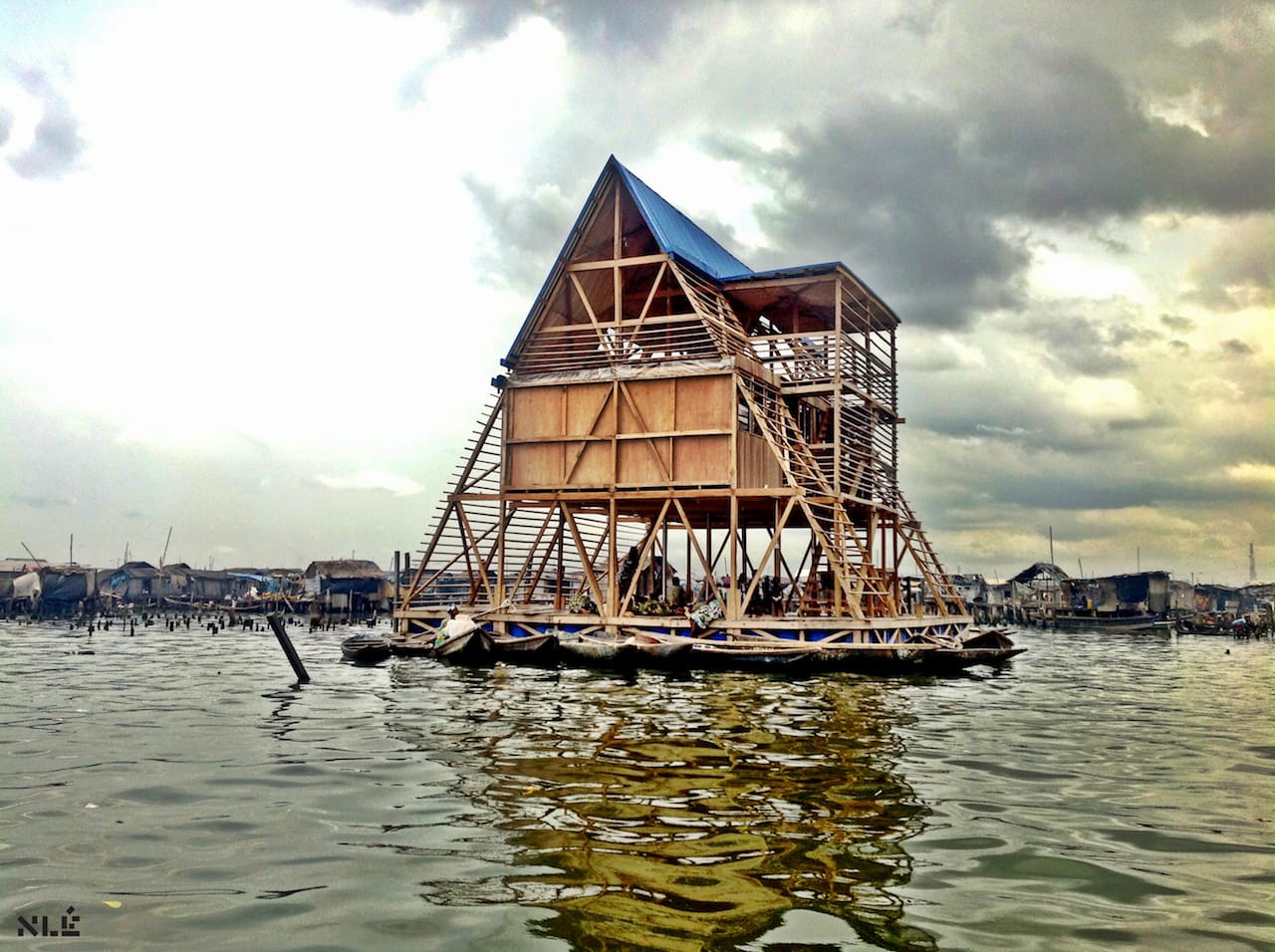 Makoko Floating School, Lagos, Nigeria by NLE (c) NLÉ