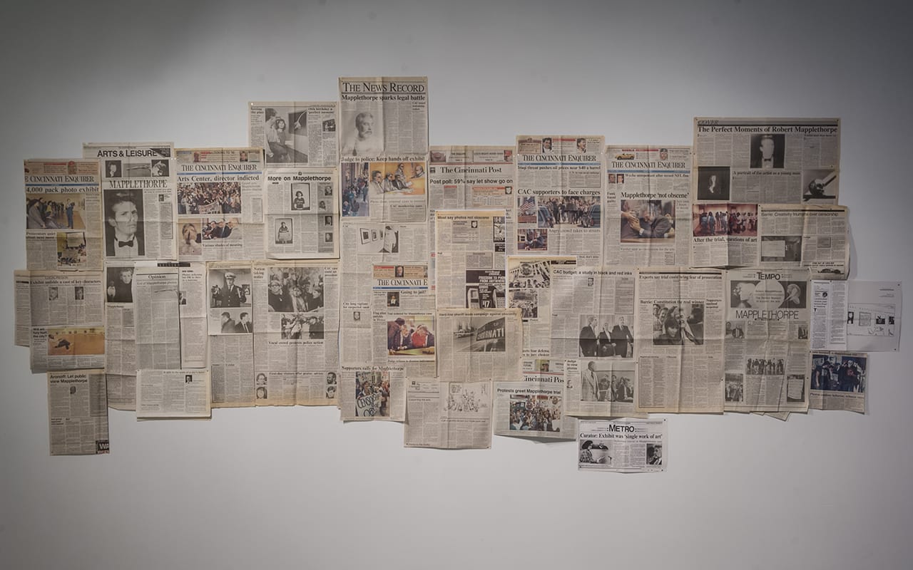 Installation view, 'After the Moment: Reflections on Robert Mapplethorpe' at the Contemporary Arts Center of Cincinnati (photo © Tony Walsh, courtesy the Contemporary Arts Center) (click to enlarge)
