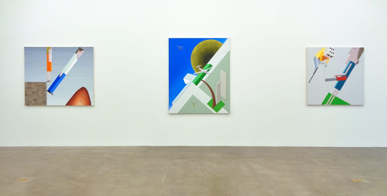 Installation view, 'Mernet Larsen: Things People Do' at James Cohan Gallery