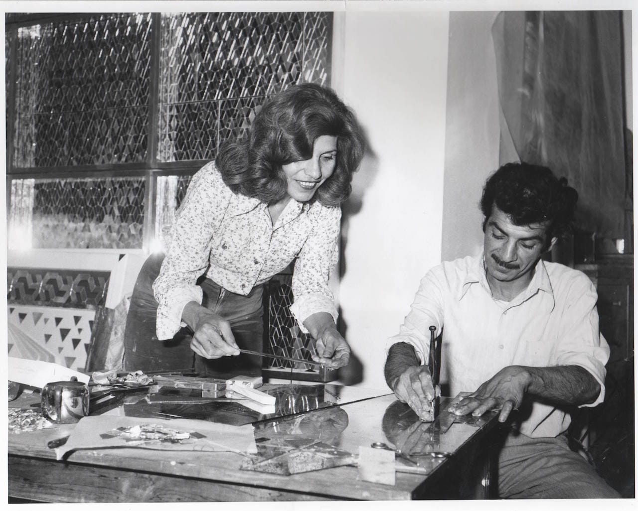 Monir Shahroudy Farmanfarmaian (photo via Facebook)