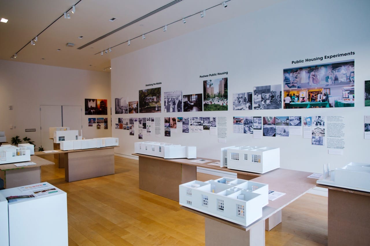 Overview of the Affordable Housing exhibtion