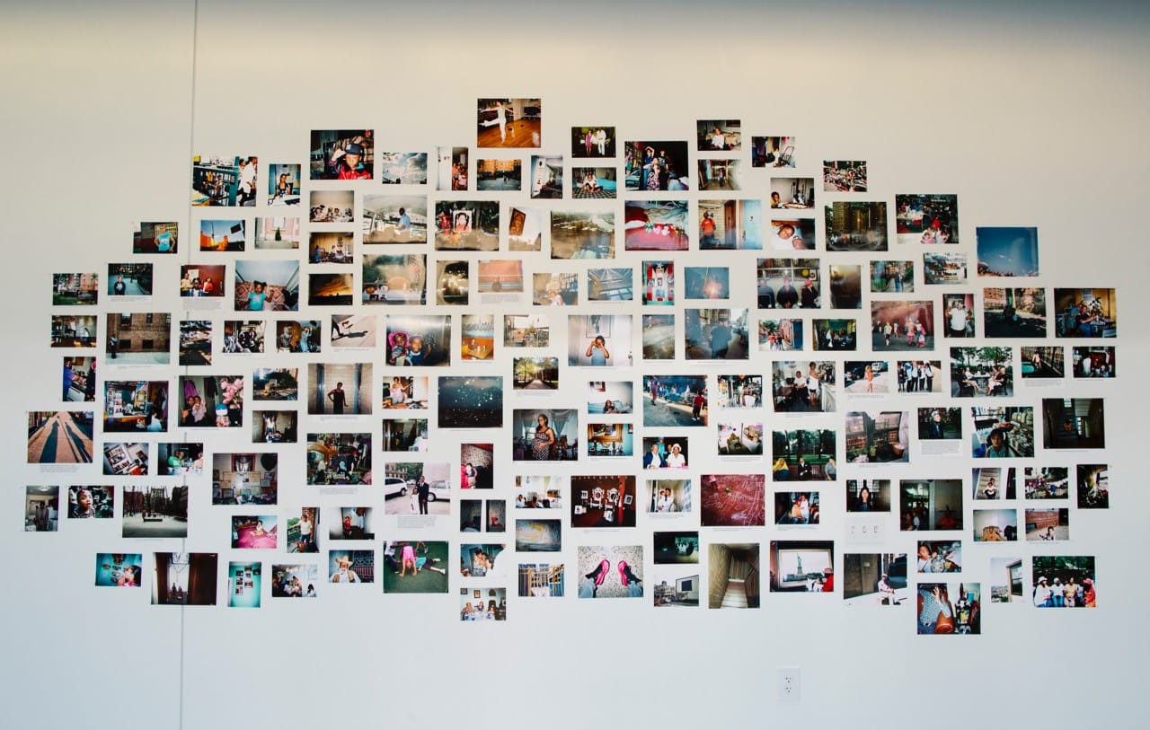The Project Lives photo wall