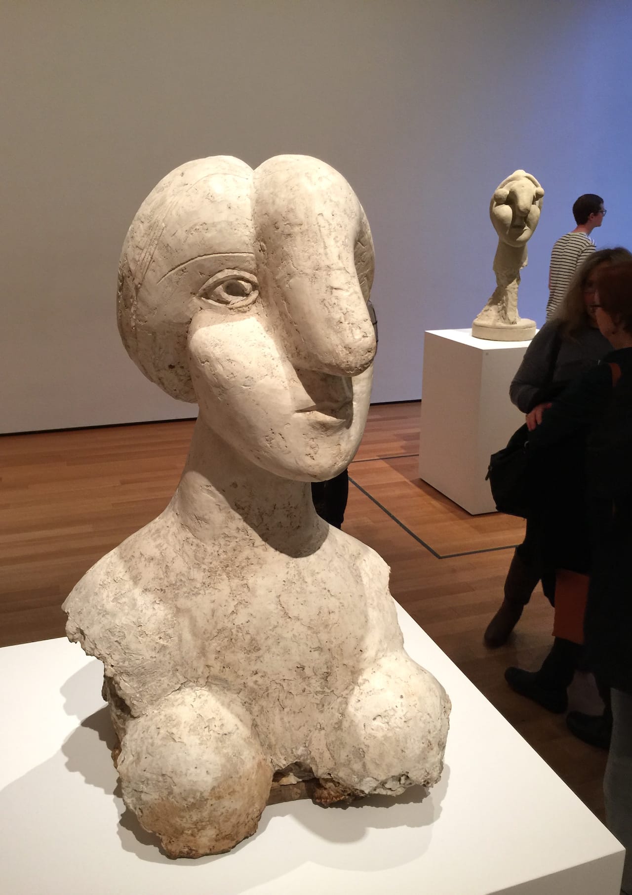 Pablo Picasso's "Bust of a Woman" (1931) is the subject of an ongoing lawsuit. (photo by Hrag Vartanian for Hyperallergic)
