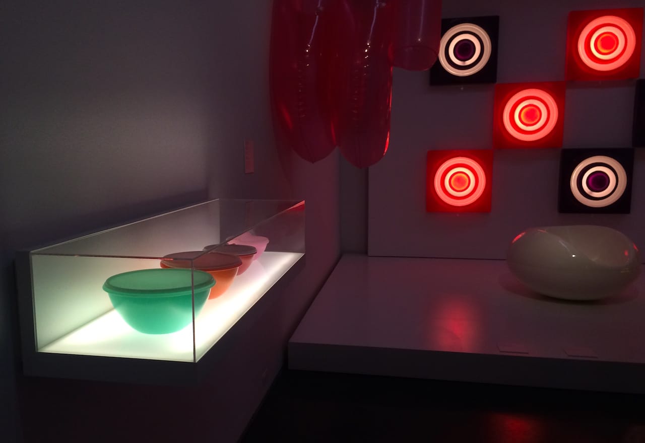 Installation view of 'Pop Art Design' at the Museum of Contemporary Art, Chicago