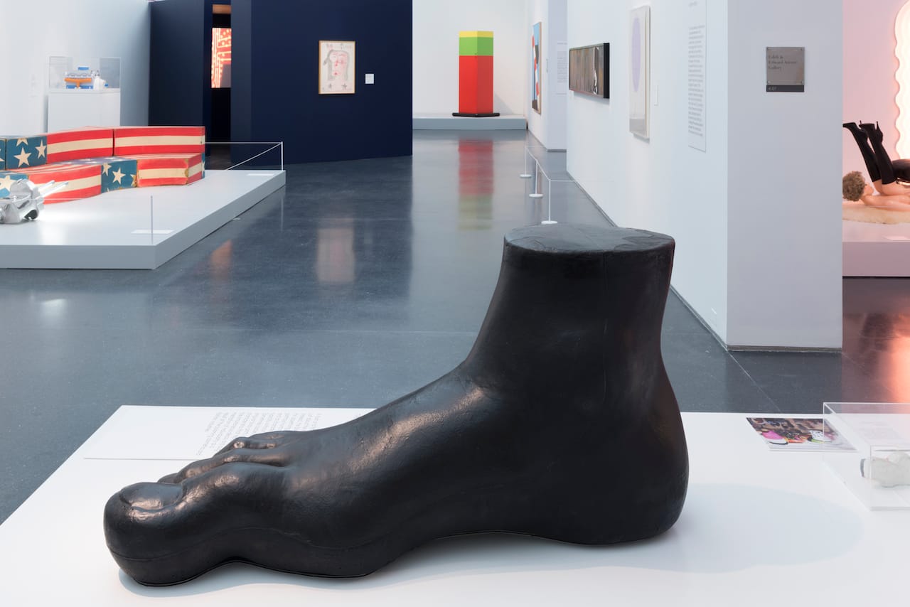 Installation view of 'Pop Art Design' at the MCA Chicago (photo by Nathan Keay, © MCA Chicago)