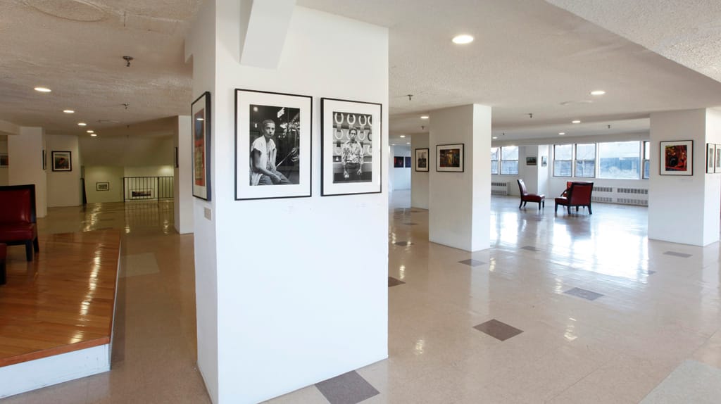 Installation view of 'Coney Island' at the Valentine Museum of Art at the Philip Howard Apartments (photo courtesy the Valentine Museum of Art)