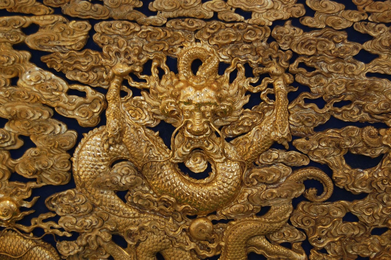 Dragon detail from a CRAFT Program studio visit (2013) (photo by Henry Ng/Word Monuments Fund)