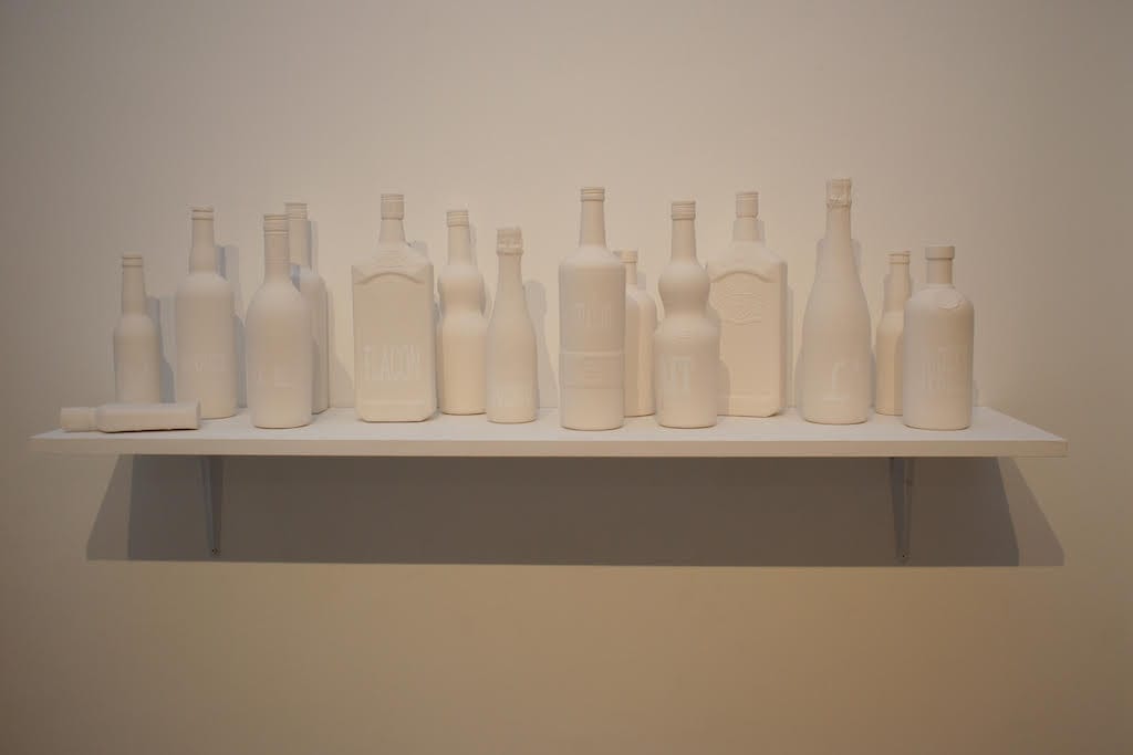 Jeanne Susplugas, "Bottles" (2015), ceramic, dimensions variable
