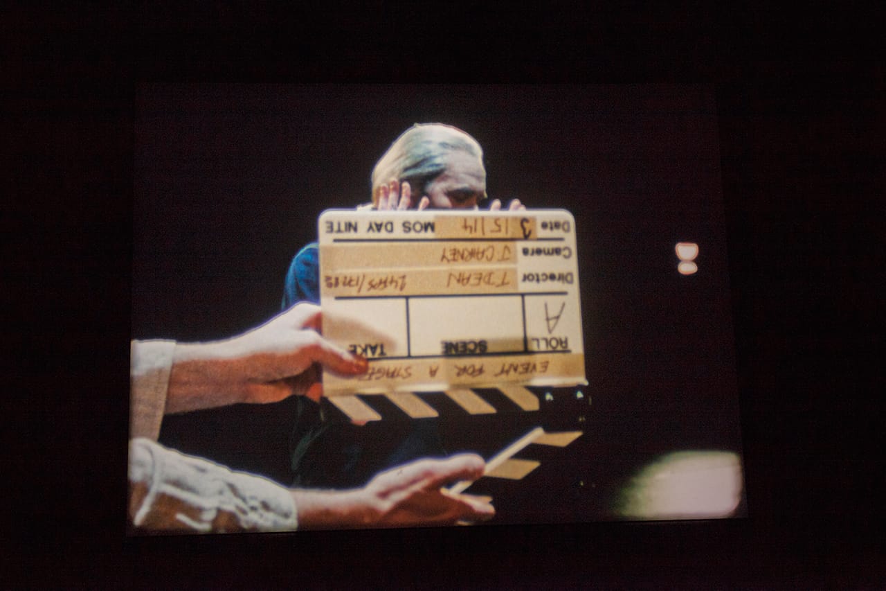 Tacita Dean, "Event for a Stage" (2015), 16mm color with optical sound, 50 min