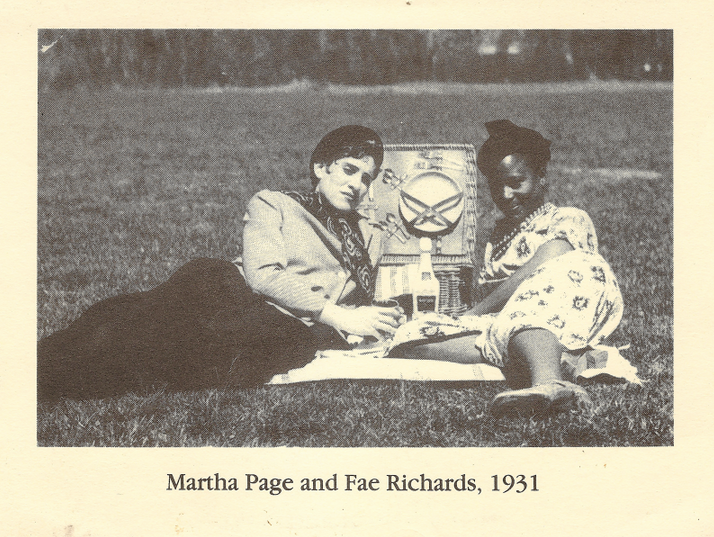 Alexandra Juhasz as Martha Page, Lisa Marie Bronson as Fae Richards. © Dancing Girl Productions