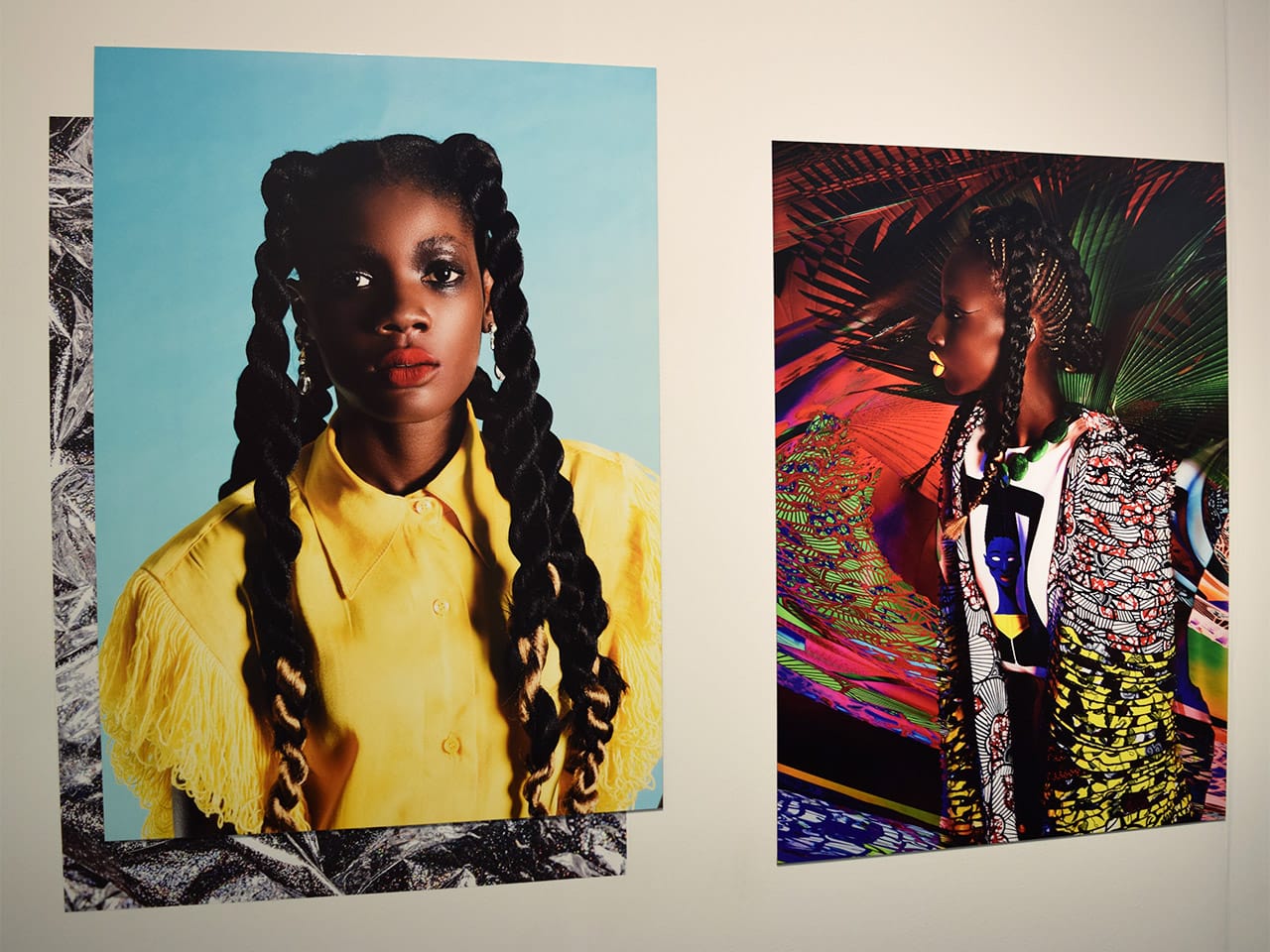 Photos by Namsa Leuba in the Echo Art booth at the 2016 Armory Show