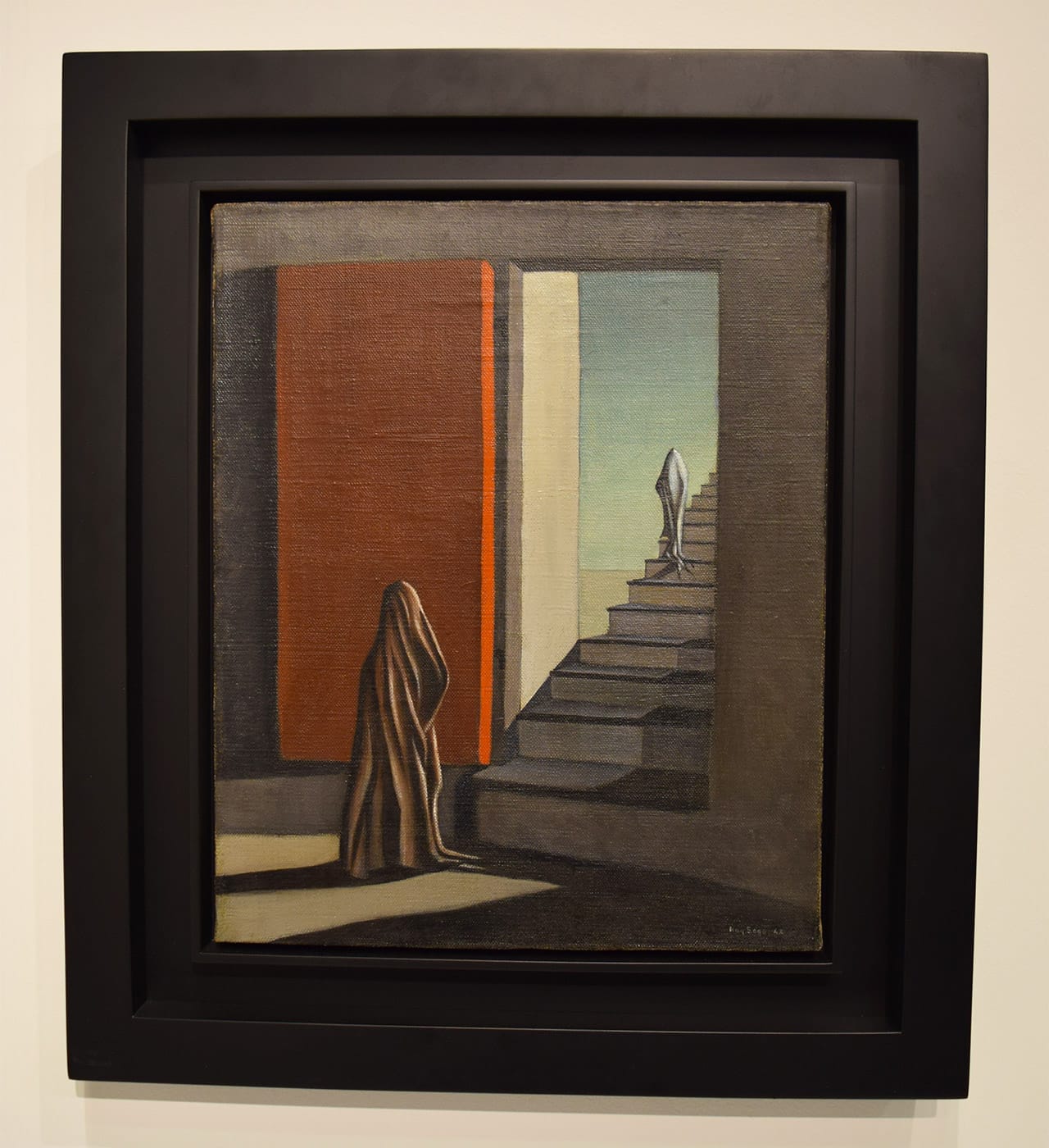 Kay Sage, "The Fourteen Daggers" (ca. 1942) in the Michael Rosenfeld Gallery booth at the 2016 Armory Show