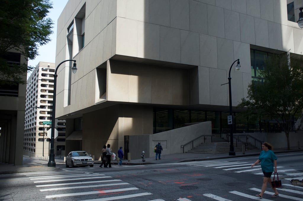 The Atlanta Central Public Library designed by Marcel Breuer (photo by Aleksandr Zykov/Flickr)