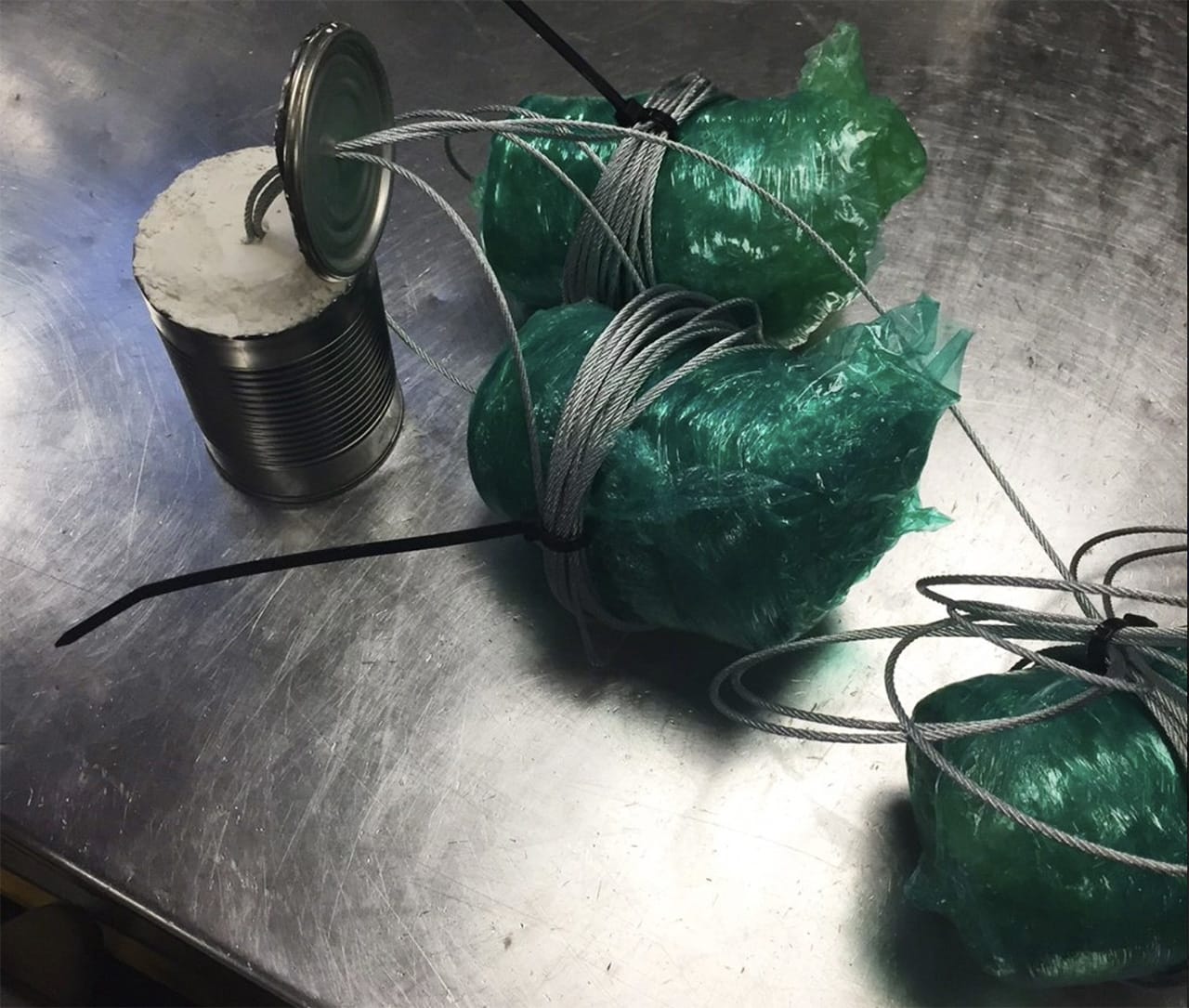 The suspected "art" project/bomb (via @TSAmedia_LisaF)