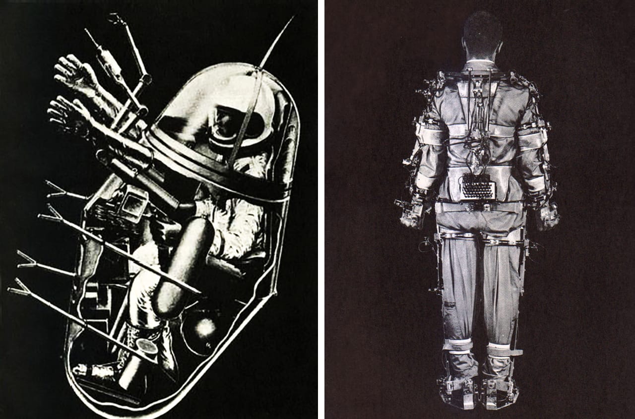 John McHale, "Man Plus Exoskeletal System" (1972)