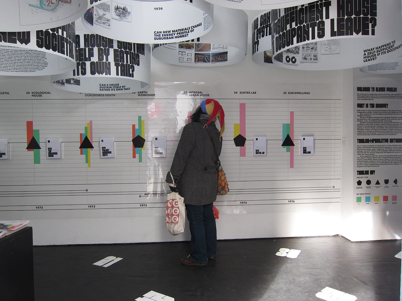 Installation view of 'Closed Worlds' at Storefront for Art and Architecture (photo by the author for Hyperallergic)