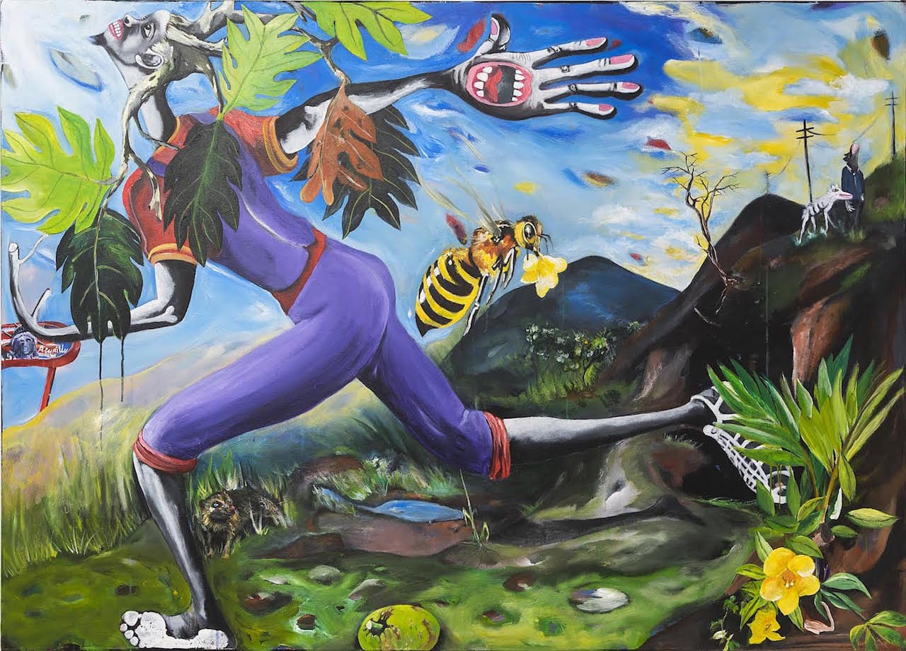 Ronald Cyrille "Freedom" (2016) (image courtesy of espace d'art contemporain 14°N 61°W, Fort de France, Martinique) 