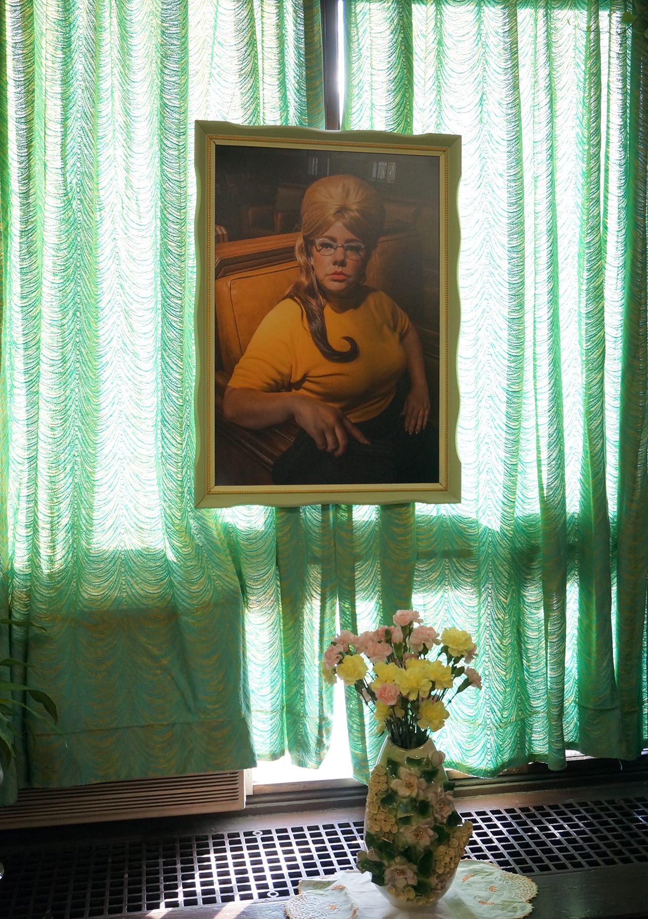 Detail of Genevieve Gaignard, "Apt. #3104," curated by Shulamit Nazarian and Renée Fox (click to enlarge)