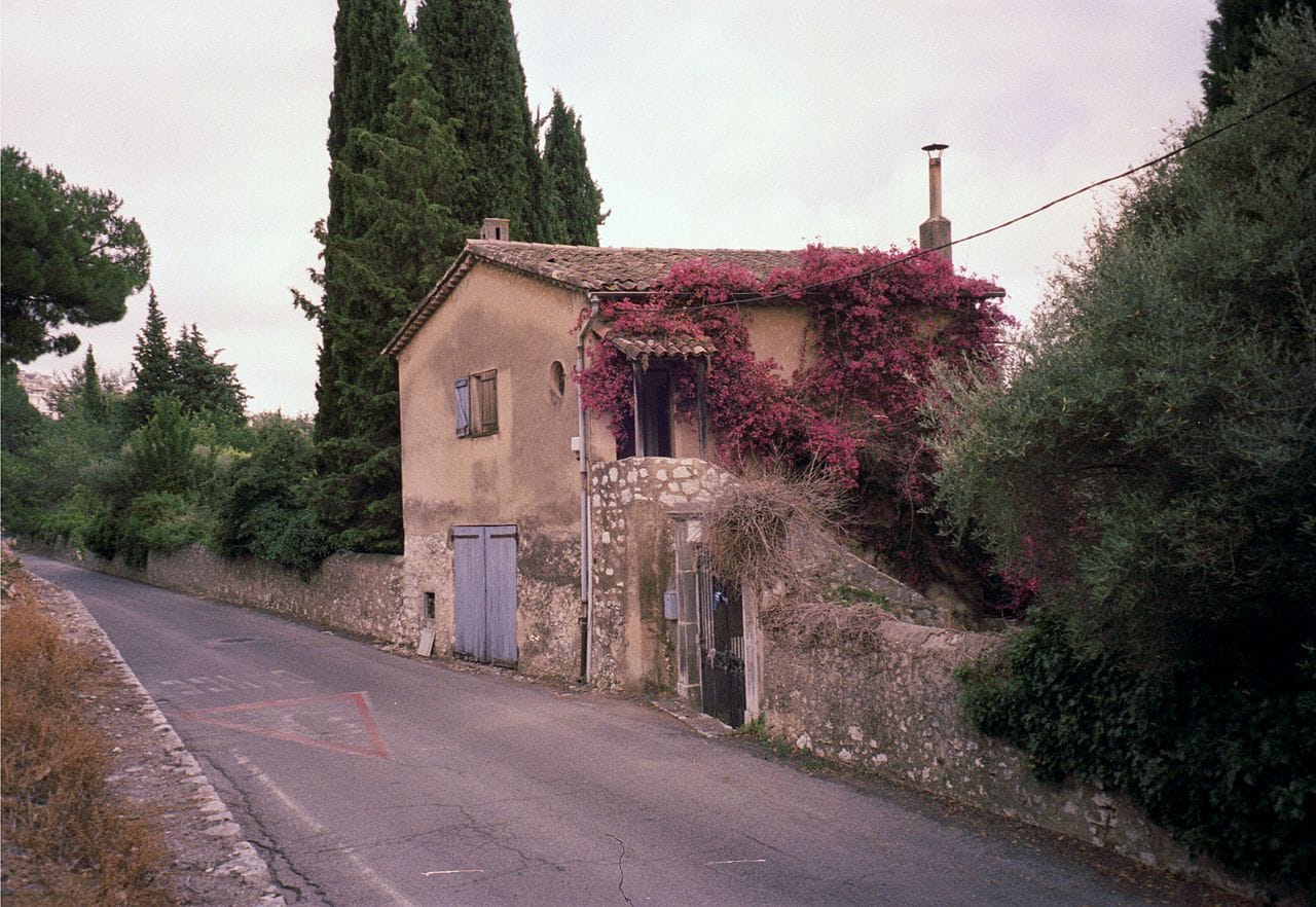 James Baldwin's house in Saint-Paul de Vence in 2009 (photo by Daniel Salomons, via Wikimedia Commons)