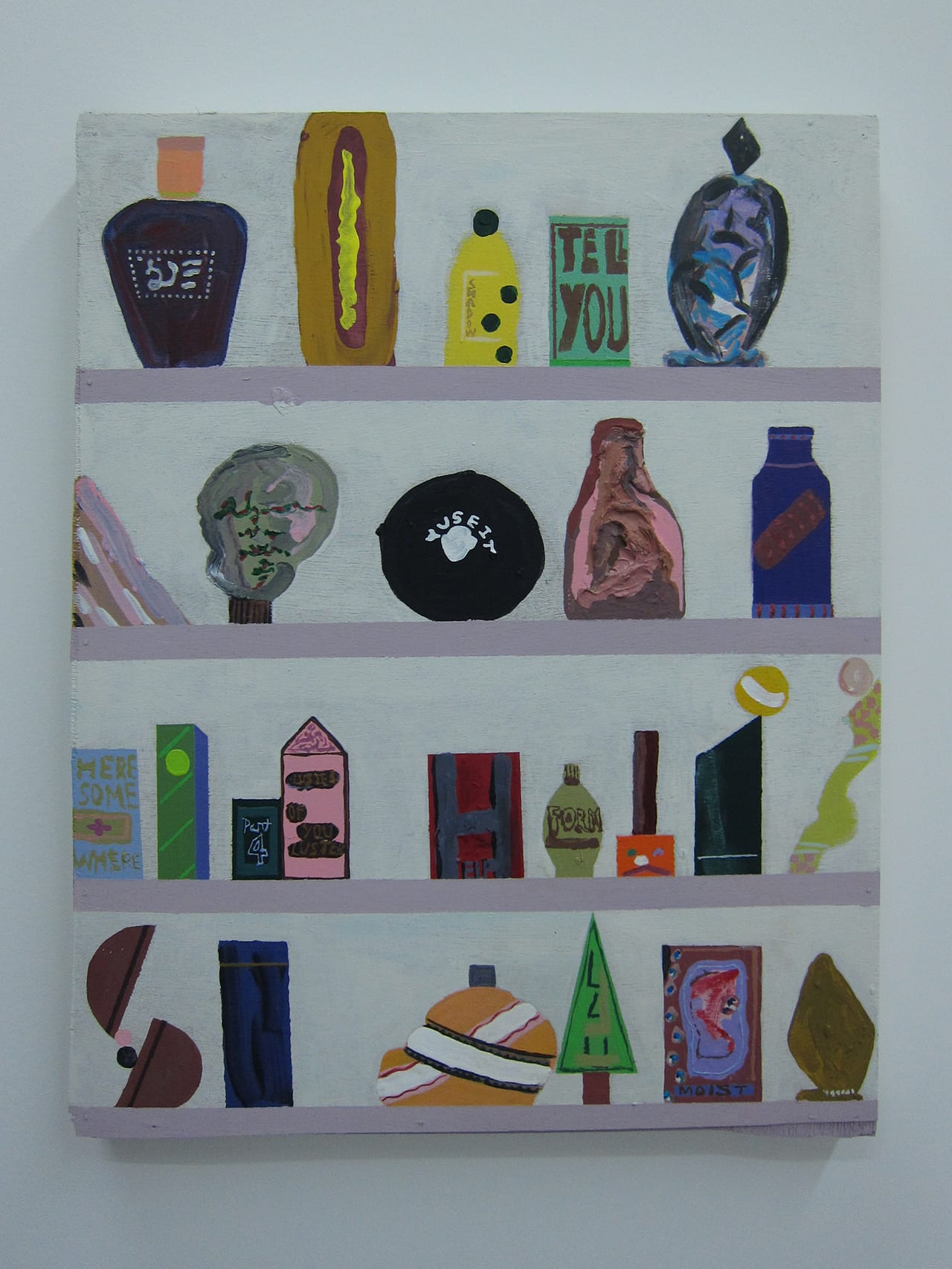 Chris Johanson and Johanna Jackson, "Untitled," (2015) at Fleisher/Ollman (click to enlarge)