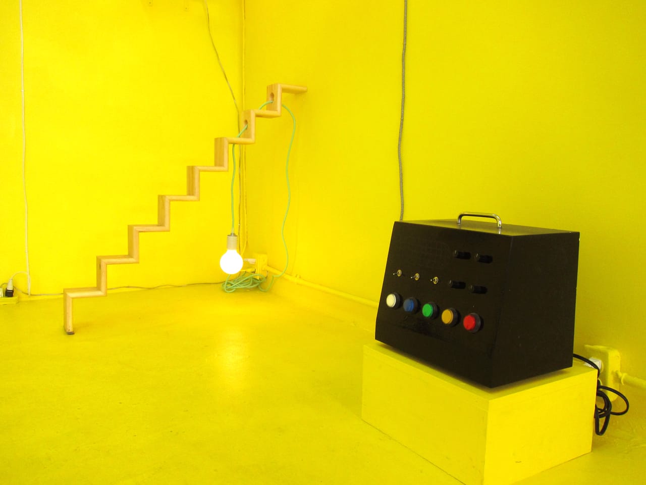 Nick DeMarco's "Step Lamp" (2016) and Henry Gunderson's TK