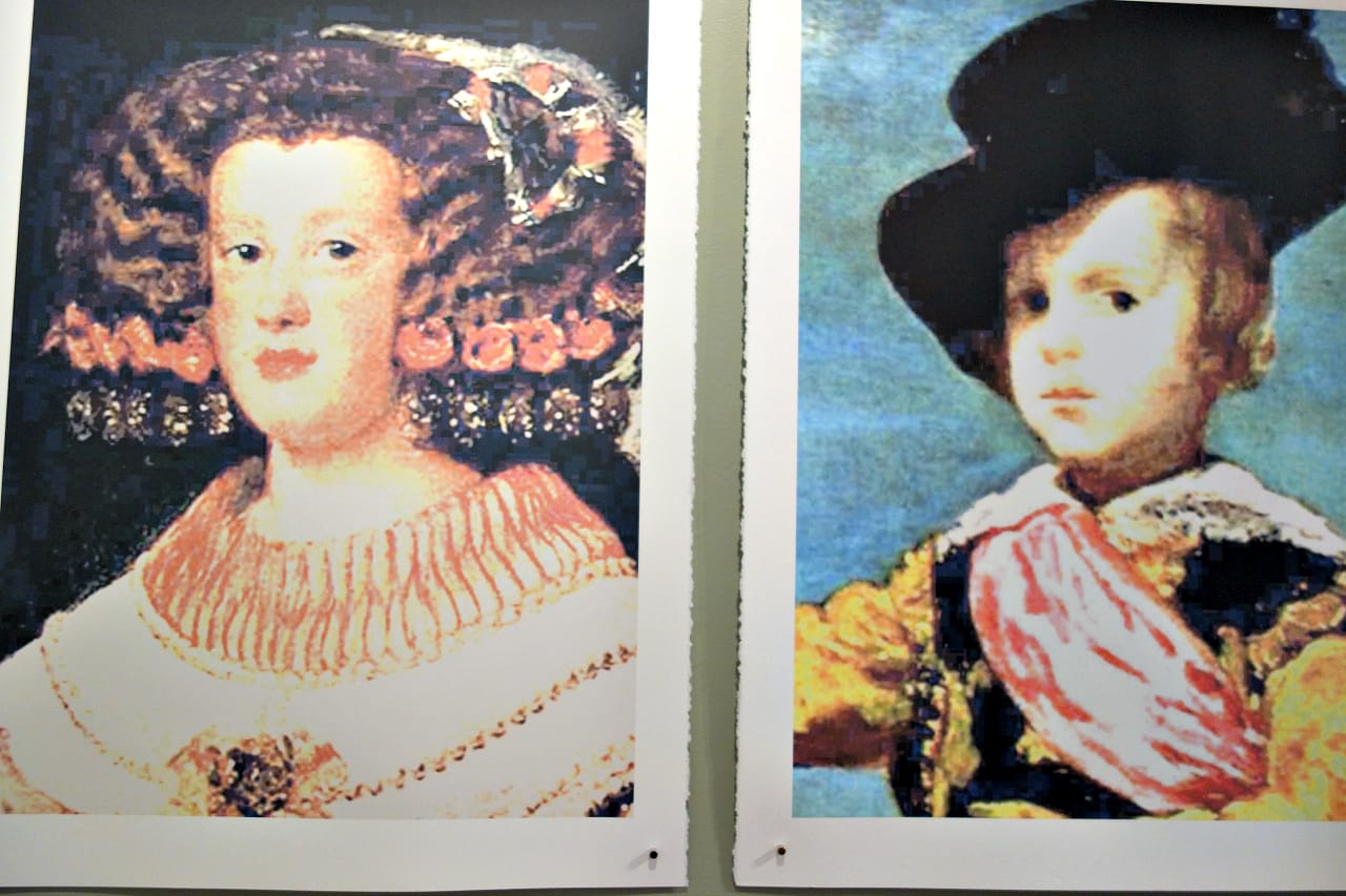 Installation view of 'Michelle Vaughan: Generations' at Theodore:Art (photo by the author for Hyperallergic)