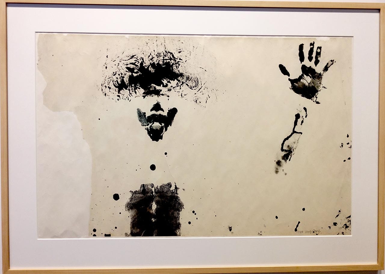 Wang Peng, "84-ink-5" (1984)