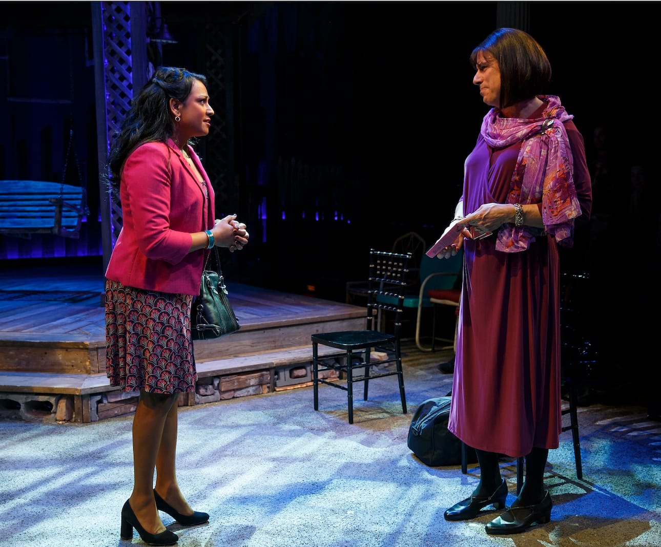 Aneesh Sheth and Jeff McCarthy in 'Southern Comfort' at the Public Theater