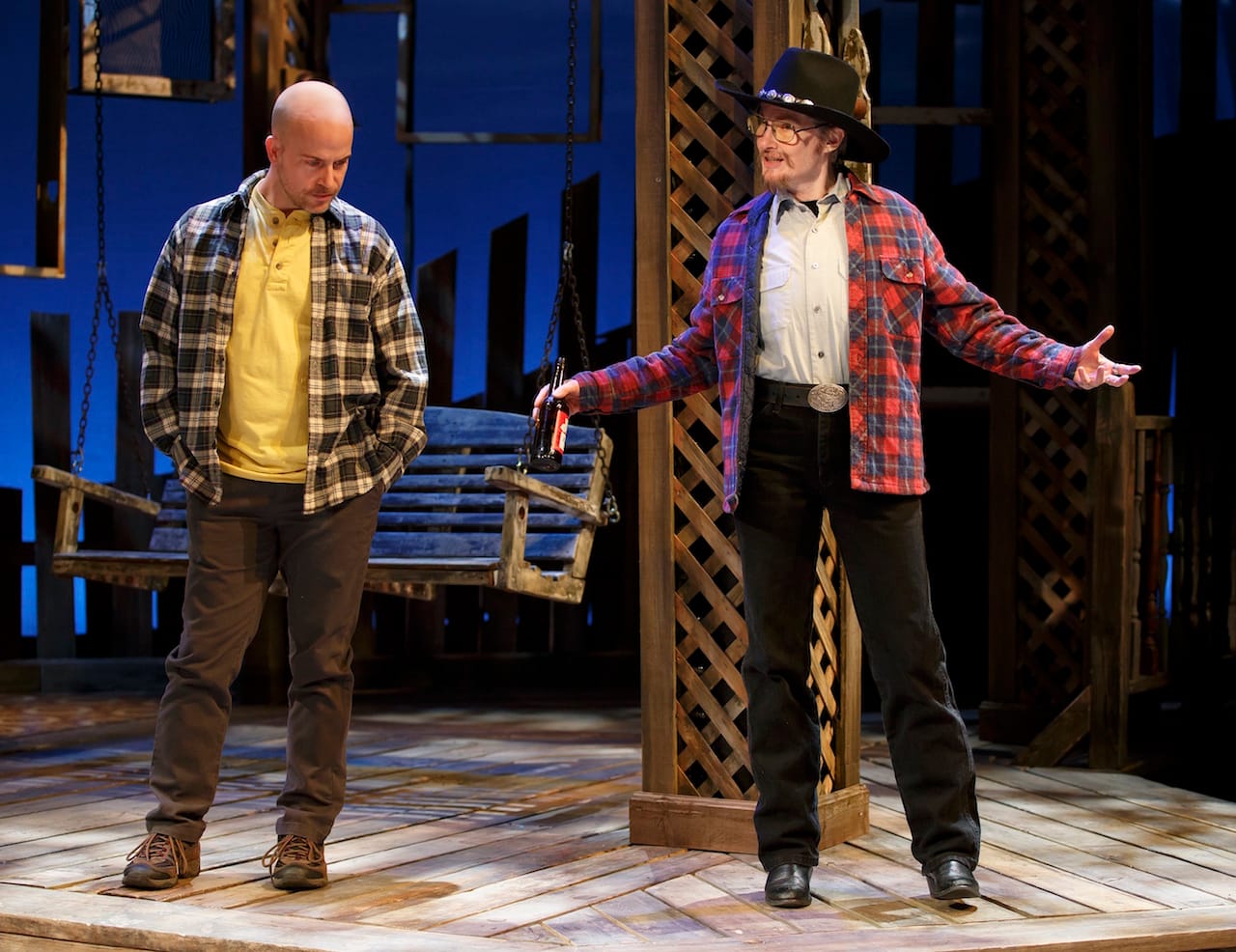 Jeffrey Kuhn and Annette O’Toole in 'Southern Comfort' at the Public Theater