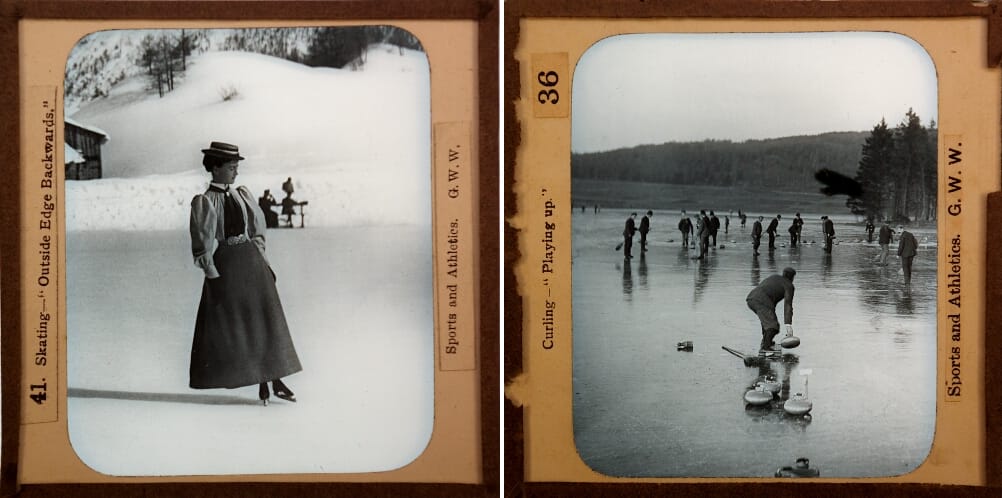 G.W. Wilson, "Skating – 'Outside Edge Backwards' (1891) (Digital image © 2016 Philip and Rosemary Banham)