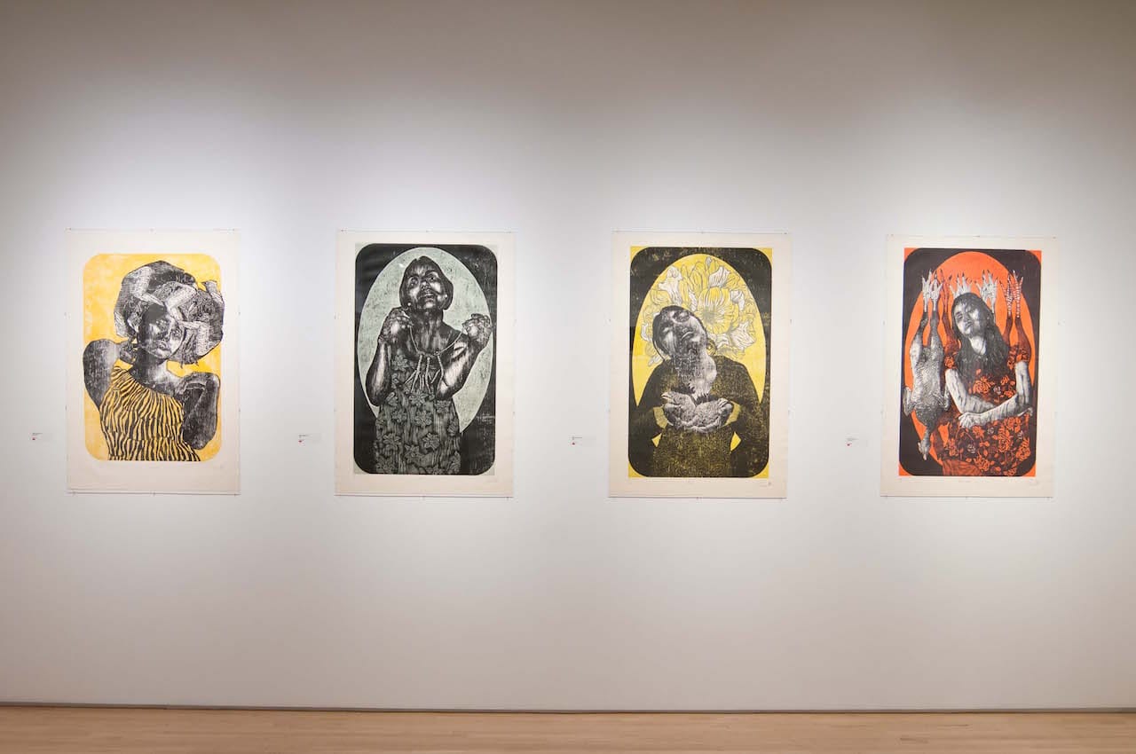 Highpoint Printmaking Exhibit Sus Voces: Women Printmakers from Mexico 160219a0227.NEF