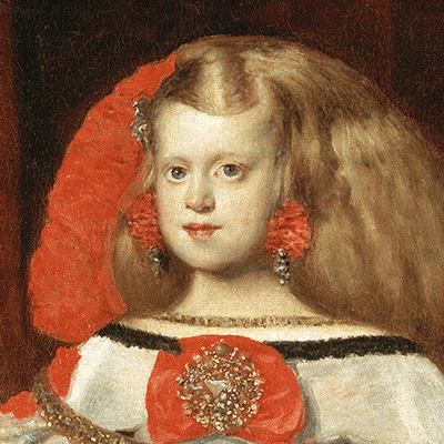 Infanta Margarita Teresa and King Charles II; sister and brother (via michellevaughan.net)